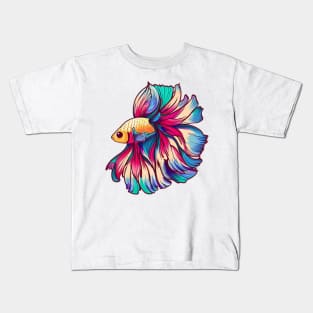 Betta fish Kids T-Shirt